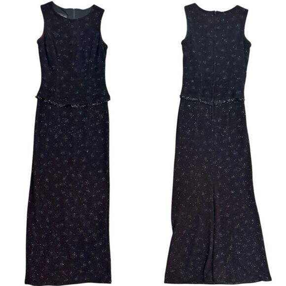 Vintage Scott McClintock Millennium 2000  Beaded Gown - Picture 1 of 10